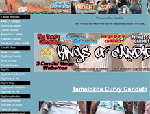 Tablet Screenshot of curvycandids.com